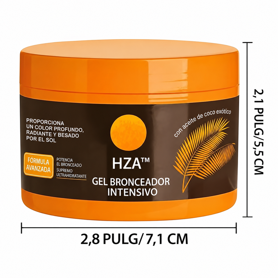 Gel Bronceador Intensivo Autobronceador para Rostro y Cuerpo