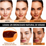 Gel Bronceador Intensivo Autobronceador para Rostro y Cuerpo